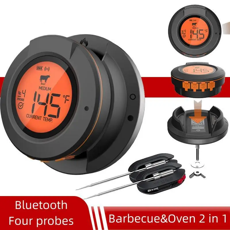 Kitchen Gadgets Under 500 - Termômetro bluetooth sensor digital para alto