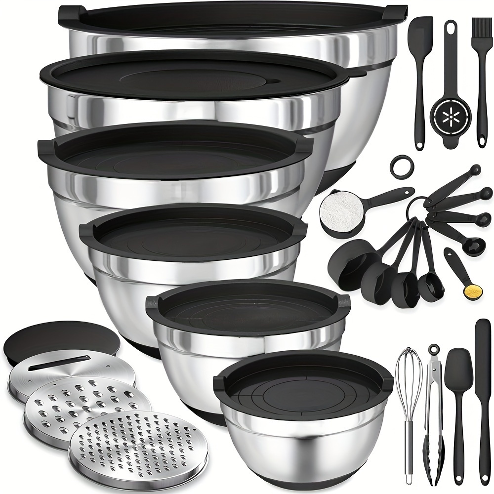 Kitchen Gadgets Useful - 17 peças, conjunto de tigela de