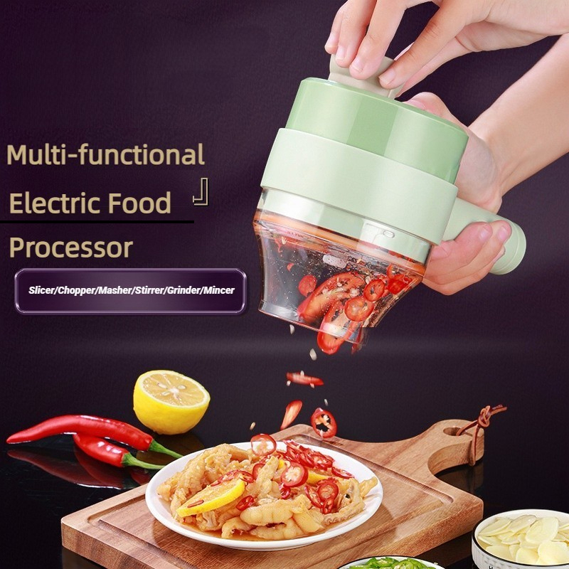 Kitchen Gadgets Products - Processador de alimentos elétrico sem fio,