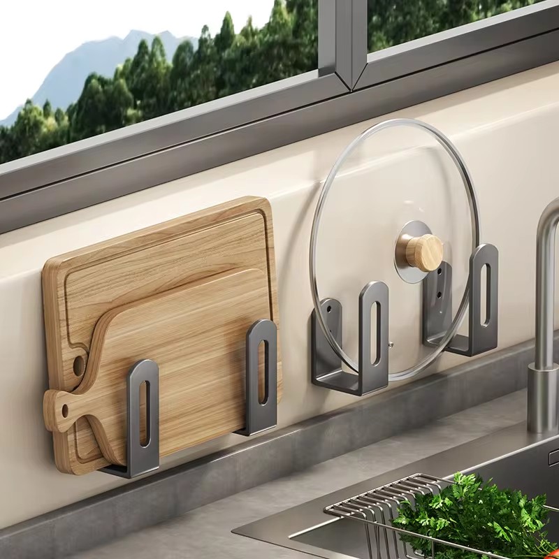 Kitchen Gadgets Storage Ideas - 2 pçs/set pote tampa rack pote