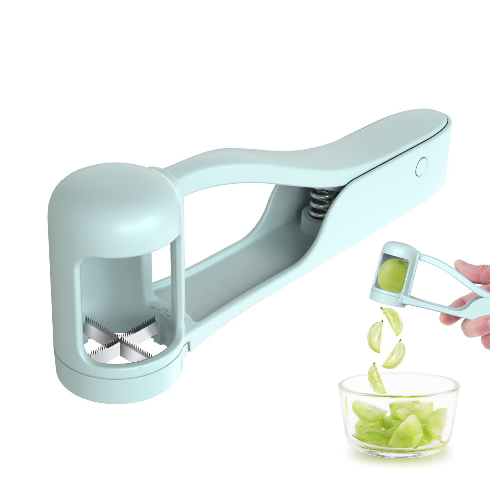 Kitchen Gadgets Vegetable Cutter - Novo uva cereja tomate morango cortador