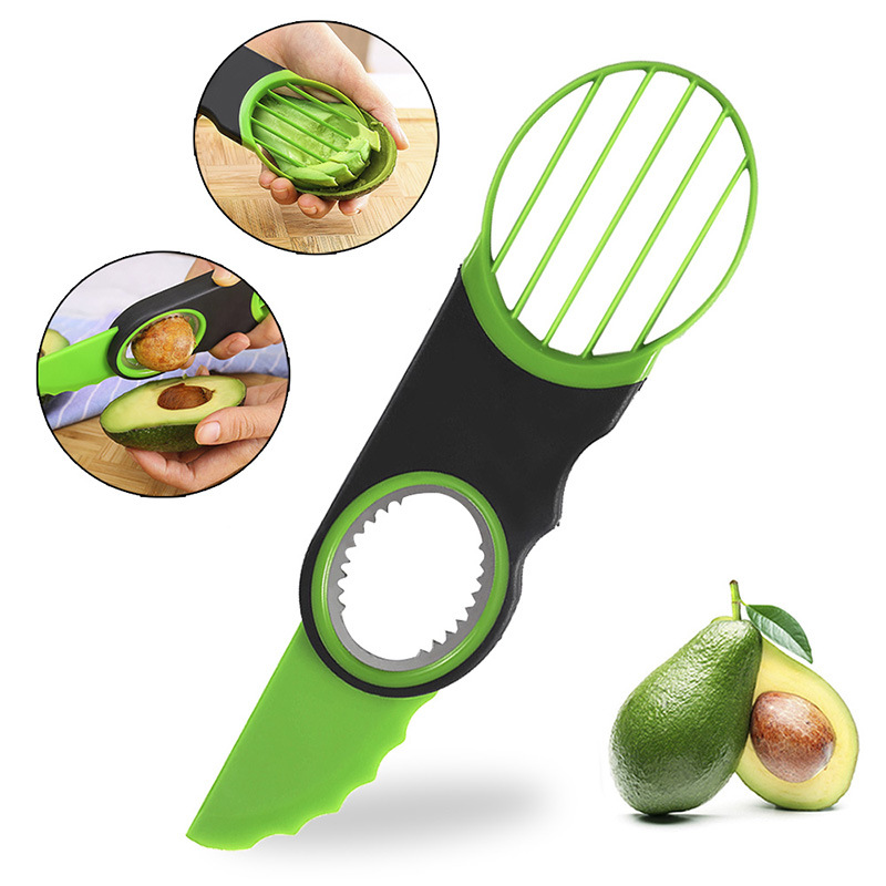 Avocado Slicer Tool - Ferramenta de abacate 3 em 1,