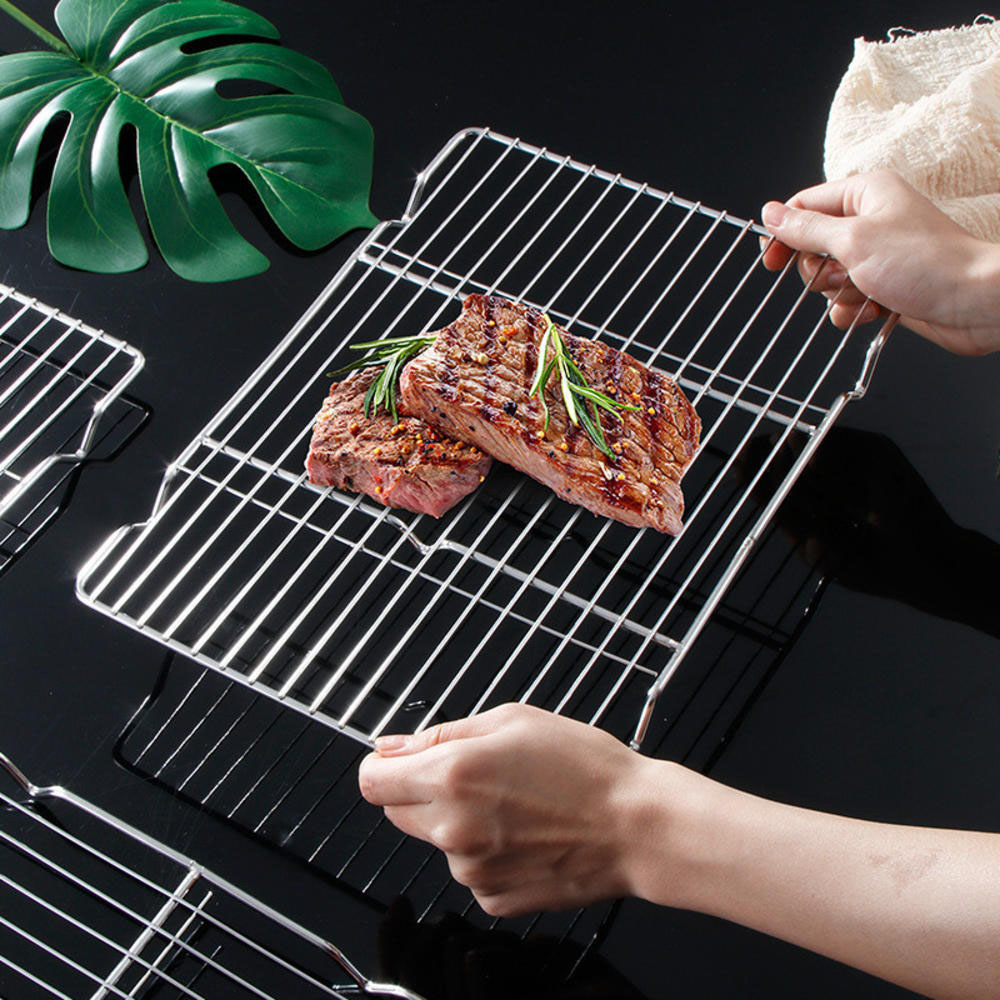 Kitchen Gadgets Products - Aço inoxidável churrasqueira malha esteira reutilizável