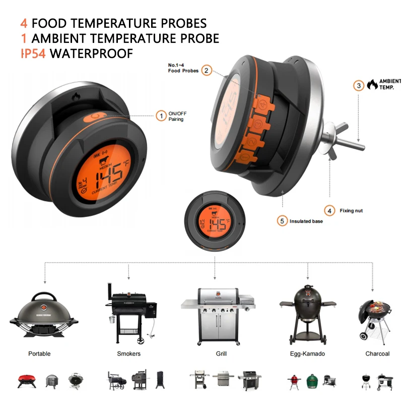 Termômetro bluetooth sensor di - Kitchen Gadgets Under 500 avaliação e preço