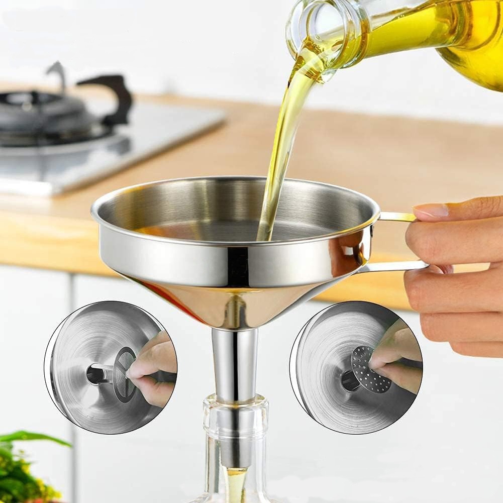 Funil de Aço Inoxidável com Bo - Kitchen Gadgets Products avaliação e preço