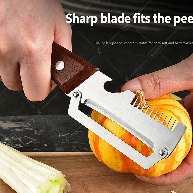 Descascador de Aço Inoxidável  - Kitchen Gadgets Vegetable Cutter avaliação e preço