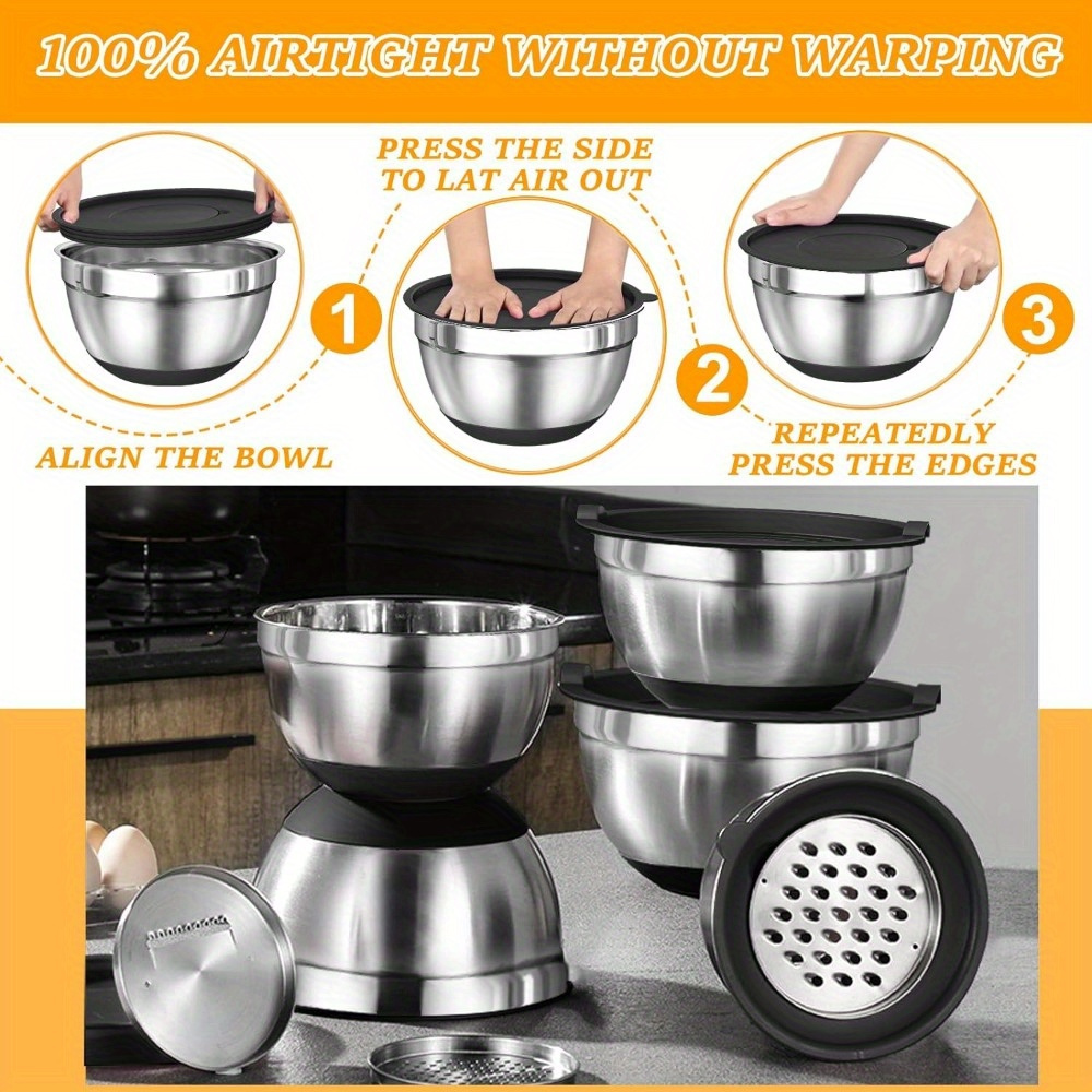 17 peças, conjunto de tigela d - Kitchen Gadgets Useful avaliação e preço