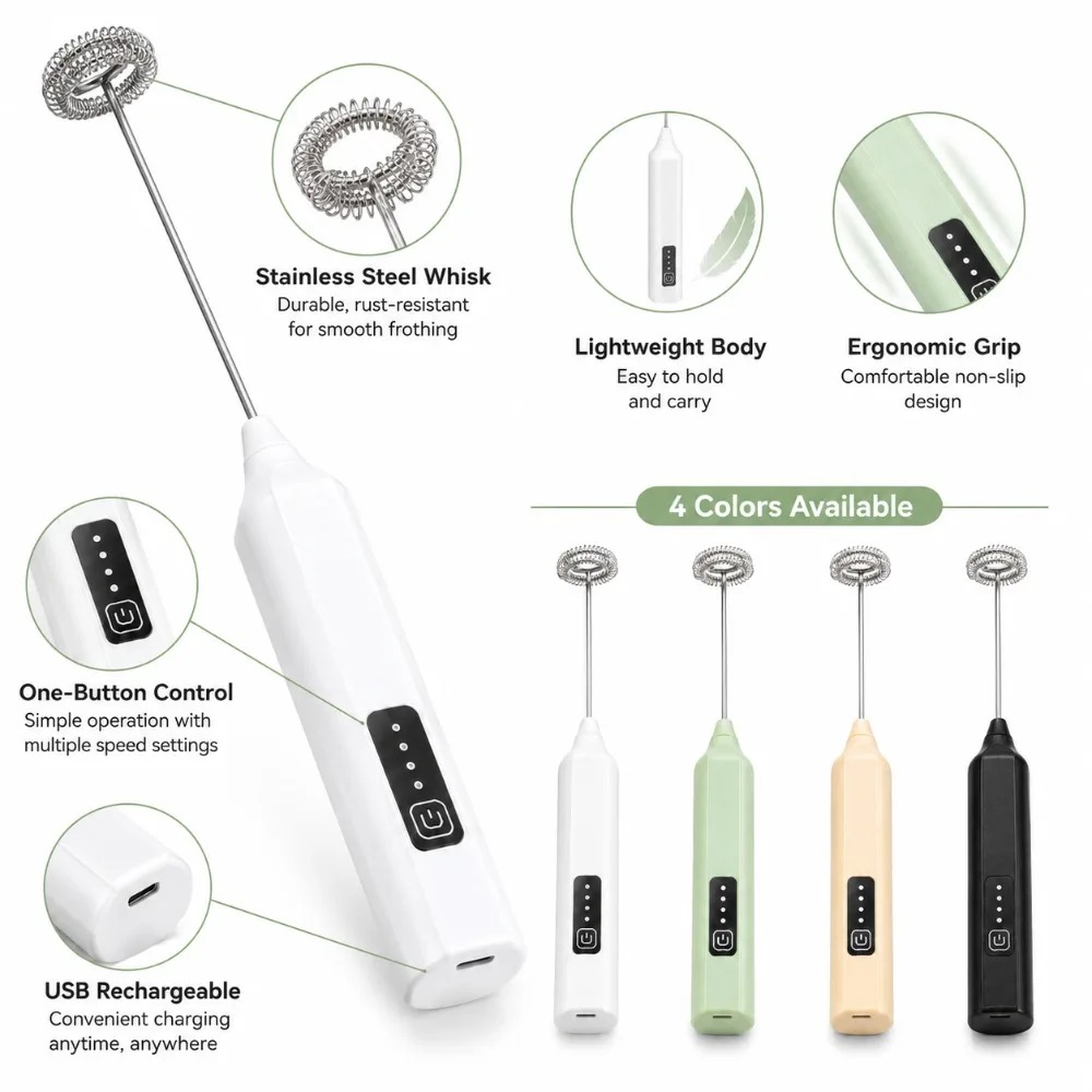 Espumador de Leite e Batedor d - Milk Frother avaliação e preço