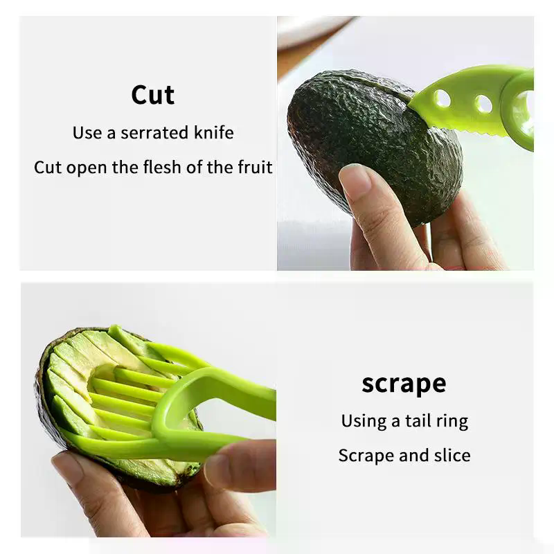 Cortador de Abacate 3 em 1, De - Avocado Slicer Tool avaliação e preço