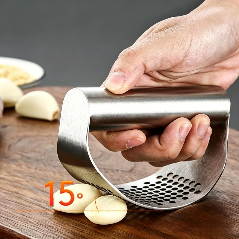 Prensa Manual de Alho em Aço I - Kitchen Gadgets Useful avaliação e preço