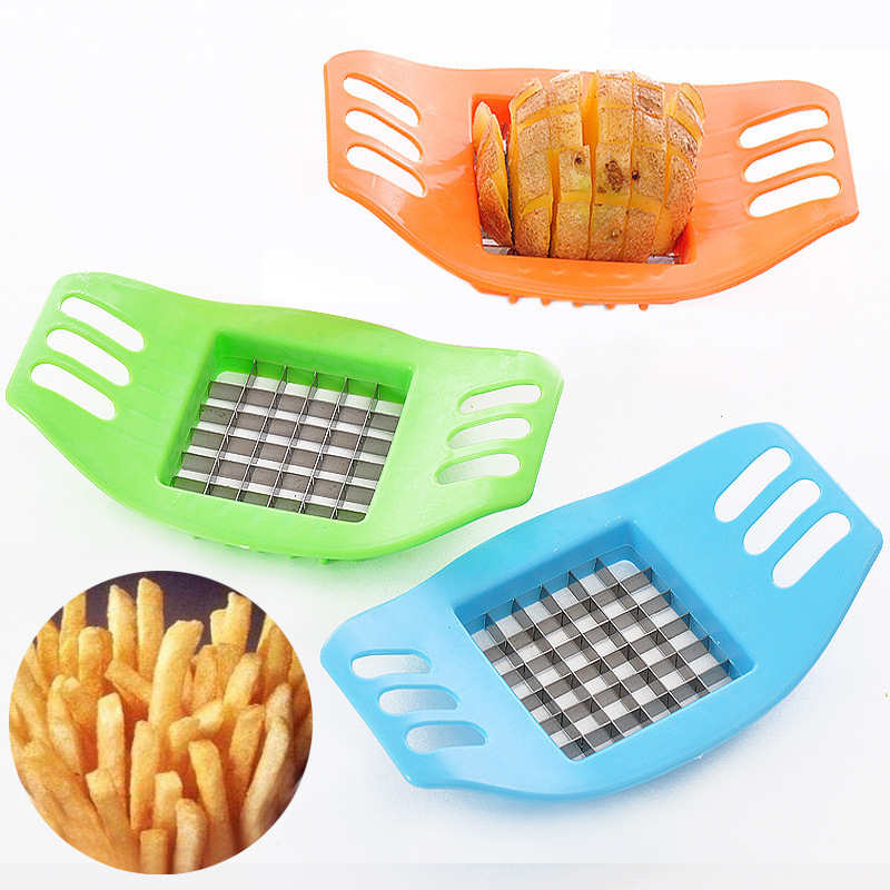 Cortador de Batatas Fritas, Co - Kitchen Gadgets Vegetable Cutter avaliação e preço
