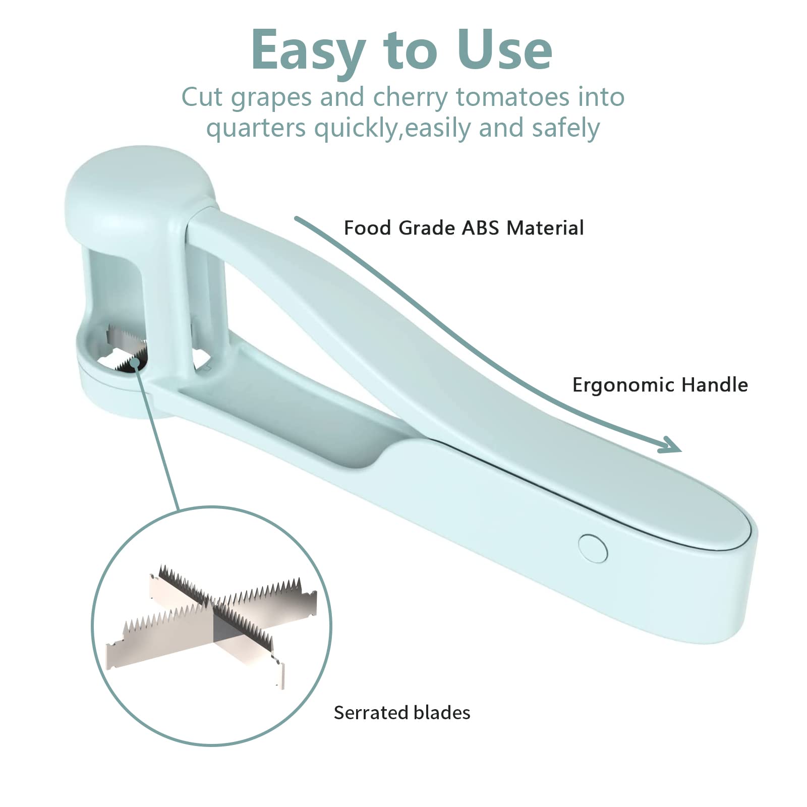 Novo uva cereja tomate morango - Kitchen Gadgets Vegetable Cutter avaliação e preço