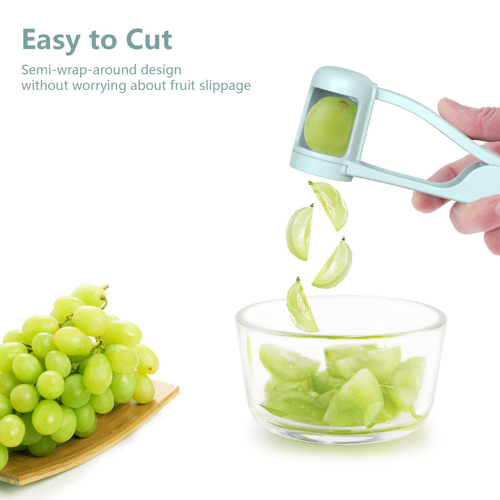 Novo uva cereja tomate morango - Kitchen Gadgets Vegetable Cutter avaliação e preço