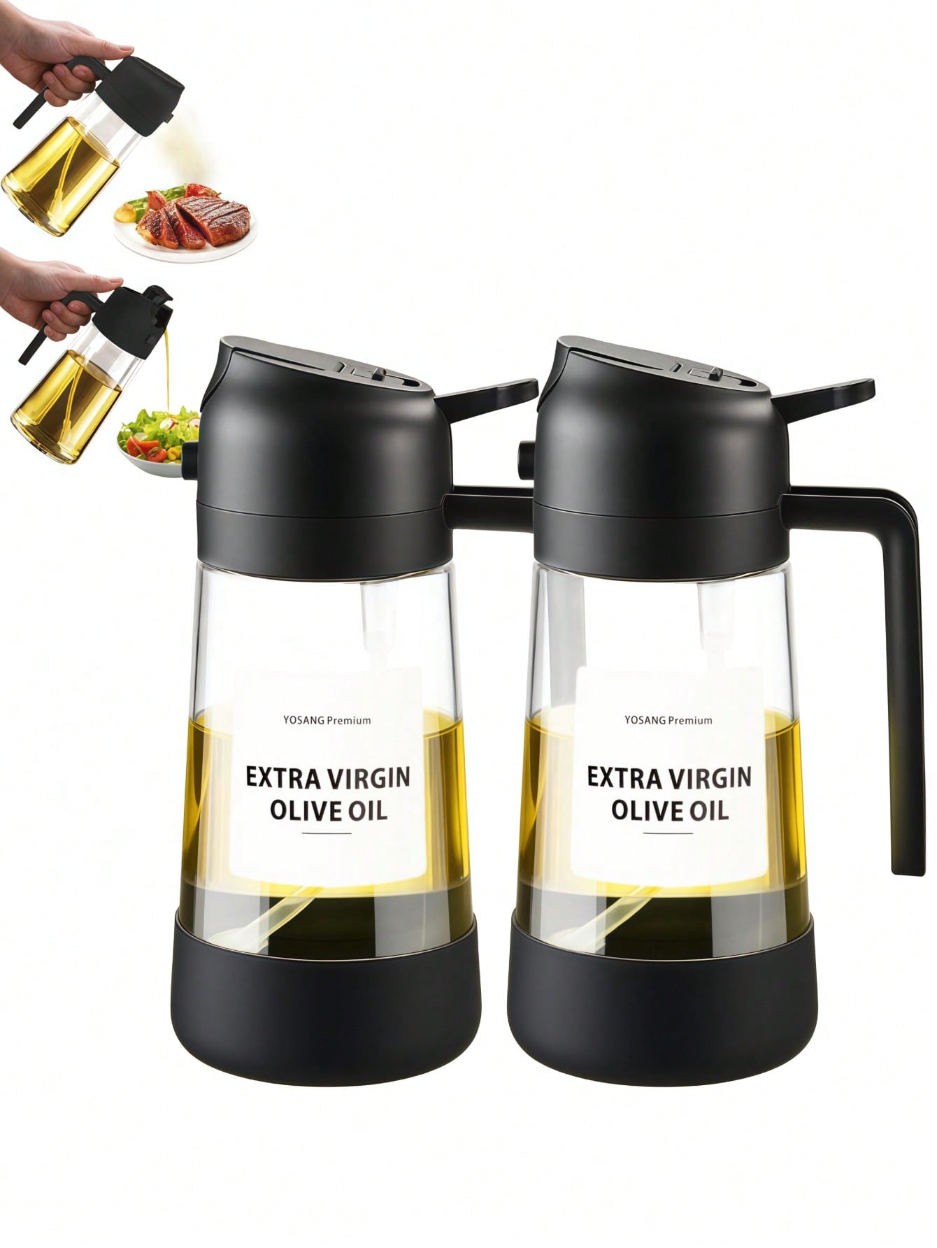 2PCS Pulverizador e Dispensado - Kitchen Gadgets To Have avaliação e preço