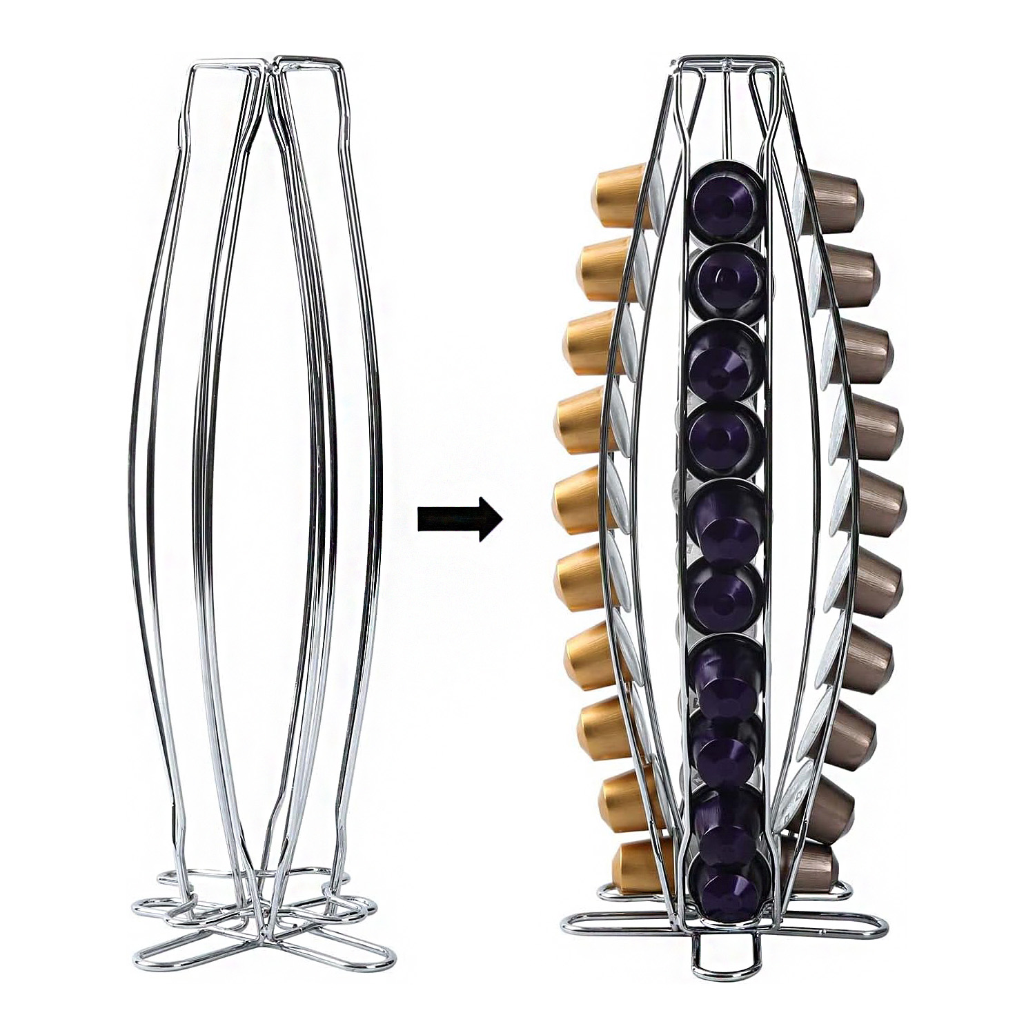 Suporte Giratório para Cápsula - Kitchen Gadgets Storage Ideas avaliação e preço