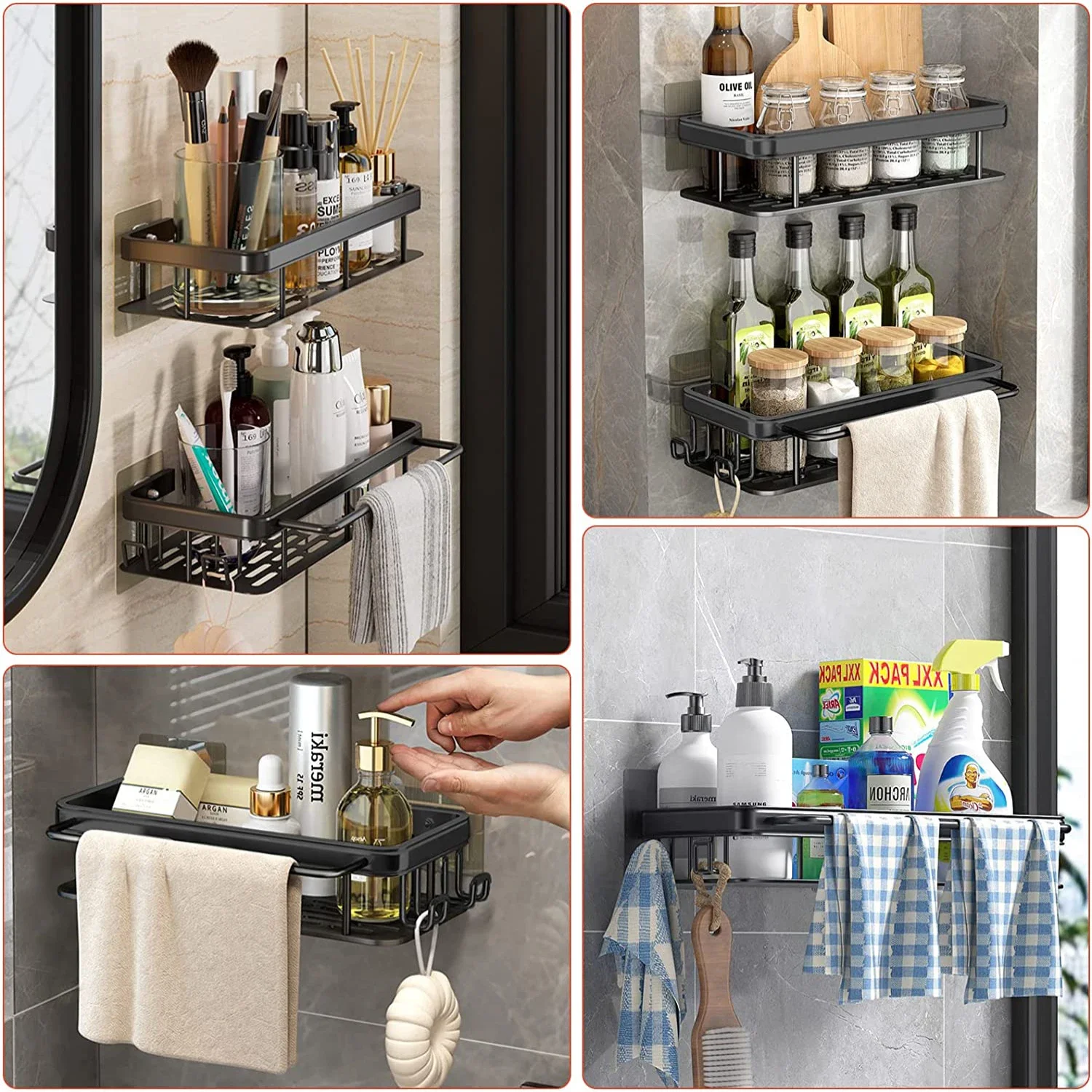 Prateleira do banheiro organiz - Kitchen Gadgets Storage Ideas avaliação e preço