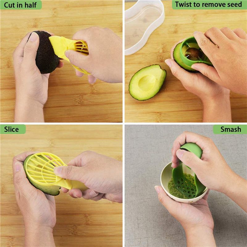 Conjunto de cortador de abacat - Avocado Slicer Tool avaliação e preço